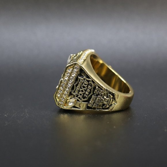 St Louis Rams Championship‎ Ring 1999 Fan Edition Los Angeles Rams Gold - Picture 3 of 3